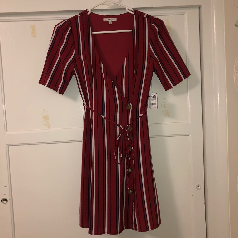 Red Striped Dress